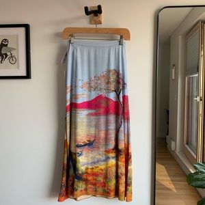 Aritzia Wilfred Midi Skirt 00 NWT